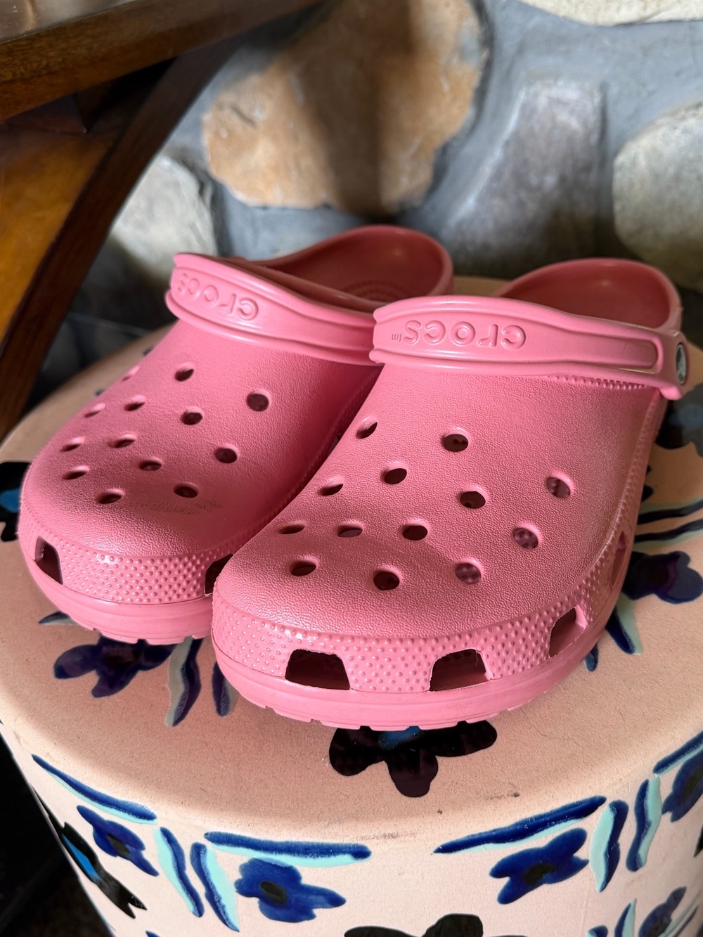 Pink Crocs Classic Clogs